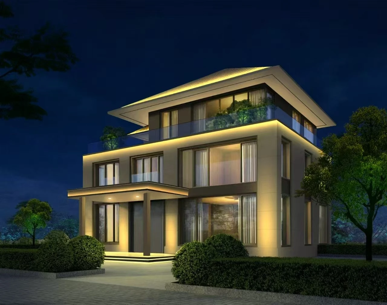 outdoor strips light